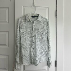 Salt Valley Men’s Western Cotton Button  Down
